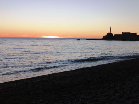Enjoy a cup of coffee from the Castelo fortress in Petrovac and witness the most beautiful sunset of your vacation